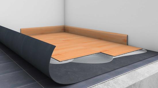 Underlay pardoseală neuniformă